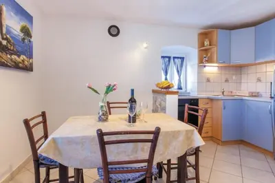 Kuhinja ili čajna kuhinja u objektu Family friendly house with a swimming pool Nemira - Omis - 25212