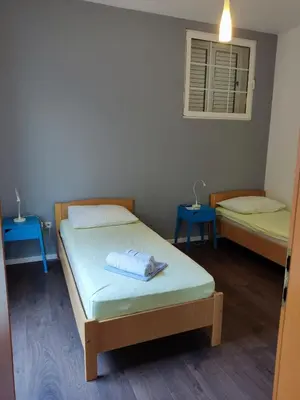 Krevet ili kreveti u jedinici u objektu Holiday Home with free parking by the beach