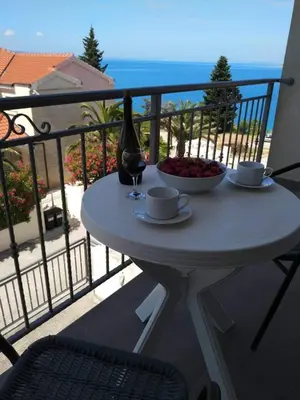 Balkon ili terasa u objektu Sunny Blue apartments