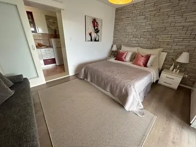 Krevet ili kreveti u jedinici u objektu Hvar Pavičić Top View apartments
