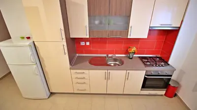 Kuhinja ili čajna kuhinja u objektu Apartments Iko