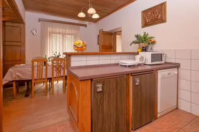 Kuhinja ili čajna kuhinja u objektu Holiday Home Leonida