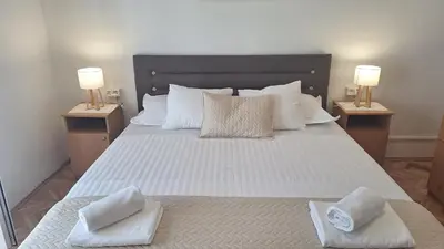 Krevet ili kreveti u jedinici u objektu Holiday Home Leonida