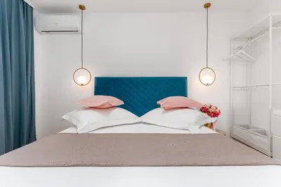 Krevet ili kreveti u jedinici u objektu Seaview Apartments Nives