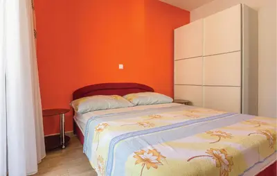 Krevet ili kreveti u jedinici u objektu Apartment Makarska With Sea View 01