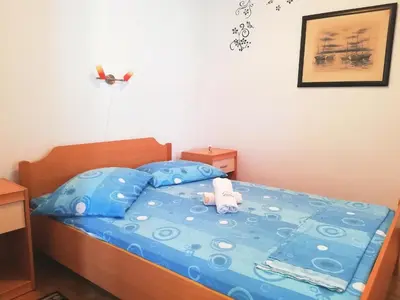 Krevet ili kreveti u jedinici u objektu Apartments by the sea Cove Zarace - Gdinj, Hvar - 4596