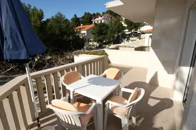 Balkon ili terasa u objektu Apartment Brela 6056a