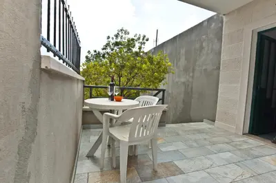 Balkon ili terasa u objektu Apartments and rooms by the sea Brela, Makarska - 6056