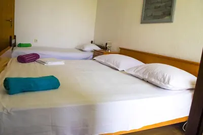 Krevet ili kreveti u jedinici u objektu Apartment Lokva Rogoznica 6005a