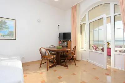 TV i/ili zabavni centar u objektu Apartments by the sea Brela, Makarska - 6006