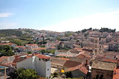 Pogled na grad 'Hvar' ili pogled na grad iz apartmana