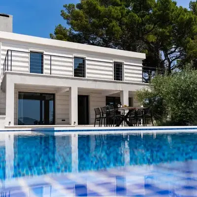 Seaside luxury villa with a swimming pool Sumartin
