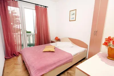 Krevet ili kreveti u jedinici u objektu Apartment Baska Voda 6081c