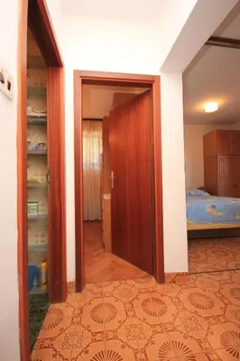 Krevet ili kreveti u jedinici u objektu Apartments by the sea Marusici, Omis - 957