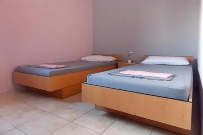 Krevet ili kreveti u jedinici u objektu Apartments with a parking space Podstrana, Split - 7572