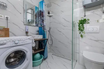 Kupaonica u objektu Family-friendly apartments with swimming pool Zavode, Omis - 1021
