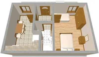 Tlocrt objekta Apartments with parking space Stanici, Omis - 1027