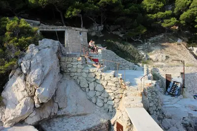 Tlocrt objekta Apartments with a parking space Marusici, Omis - 1041