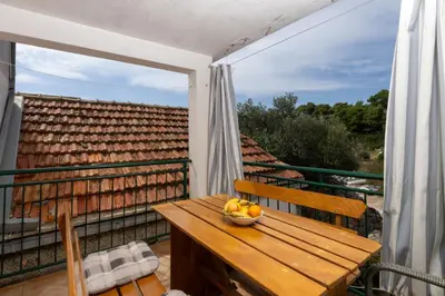 Balkon ili terasa u objektu Seaside secluded apartments Cove Tvrdni Dolac, Hvar - 8703