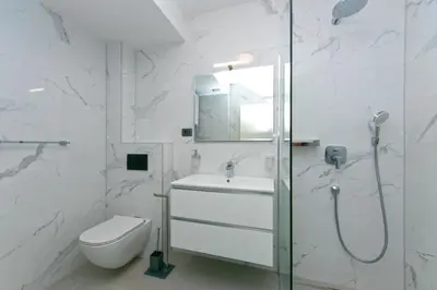 Kupaonica u objektu Family friendly seaside apartments Brela - Makarska - 6007
