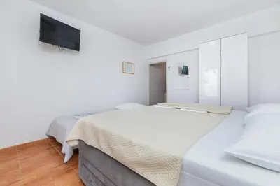 Krevet ili kreveti u jedinici u objektu Studio Brela 2752c