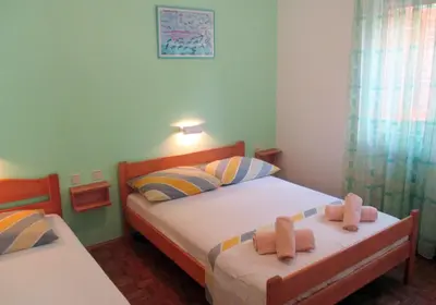 Krevet ili kreveti u jedinici u objektu Apartments by the sea Ivan Dolac - Hvar - 4584