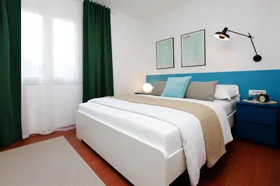 Krevet ili kreveti u jedinici u objektu Vacation Home Villa Oleandra