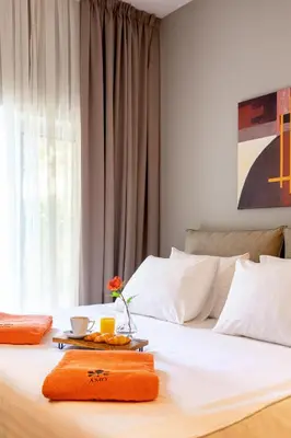 Krevet ili kreveti u jedinici u objektu Hotel Podstine