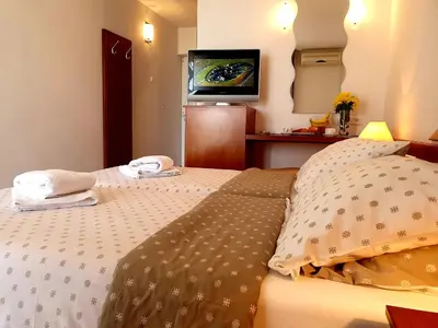 Krevet ili kreveti u jedinici u objektu Tourist Settlement Brzet