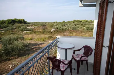 Balkon ili terasa u objektu Rooms with a parking space Gornje selo, Solta - 5170