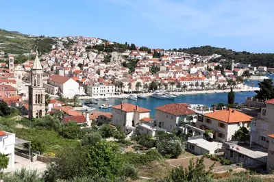 Tlocrt objekta Apartments with a parking space Hvar - 5687