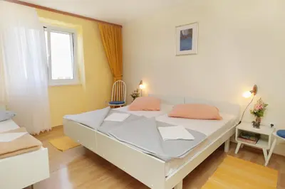 Krevet ili kreveti u jedinici u objektu Apartments by the sea Postira, Brac - 5660