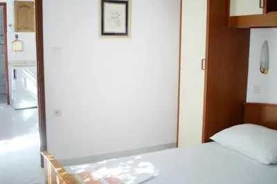 Krevet ili kreveti u jedinici u objektu Apartments by the sea Milna, Brac - 735