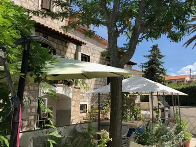 Tlocrt objekta Apartments by the sea Supetar, Brac - 11497
