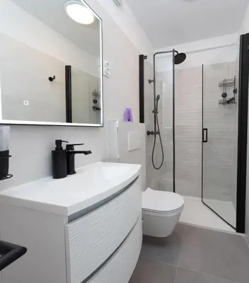 Kupaonica u objektu Apartment Petric, old town Hvar