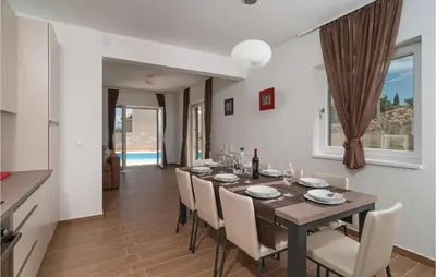 Bazen u objektu Holiday Home Postira With Sea View X ili u blizini