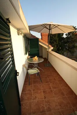 Balkon ili terasa u objektu Apartmani Šolo