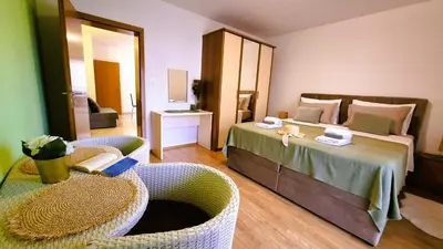Krevet ili kreveti u jedinici u objektu Apartments Harmonija