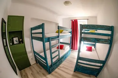 Krevet ili kreveti u jedinici u objektu White Rabbit Hostel