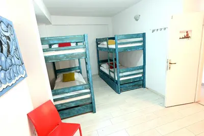 Krevet ili kreveti u jedinici u objektu White Rabbit Hostel