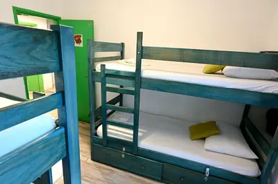 Krevet ili kreveti u jedinici u objektu White Rabbit Hostel