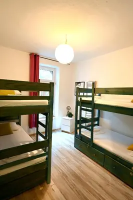 Krevet ili kreveti u jedinici u objektu White Rabbit Hostel