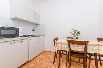 Kuhinja ili čajna kuhinja u objektu Apartments Jerka