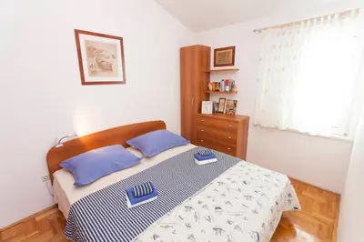 Krevet ili kreveti u jedinici u objektu Apartment Beach