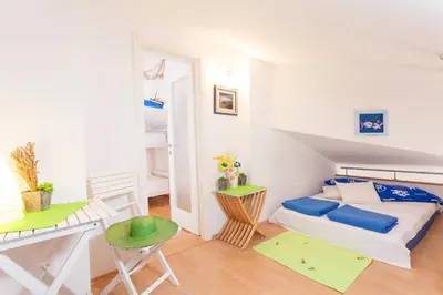 Krevet ili kreveti u jedinici u objektu Apartment Beach