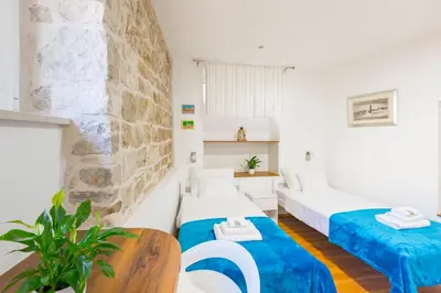 Krevet ili kreveti u jedinici u objektu Agata House Hvar