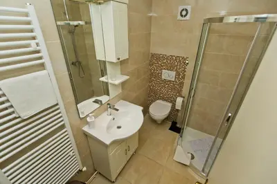 Kupaonica u objektu Guesthouse Aurora