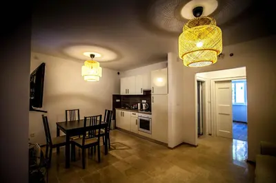 Kuhinja ili čajna kuhinja u objektu Villa Arboretum