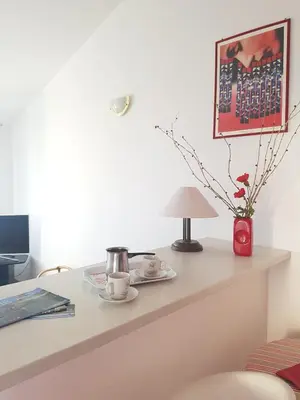 TV i/ili zabavni centar u objektu Apartments House of the rising sun - Puljic