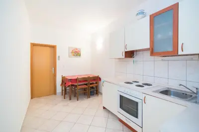 Kuhinja ili čajna kuhinja u objektu Apartments Neva